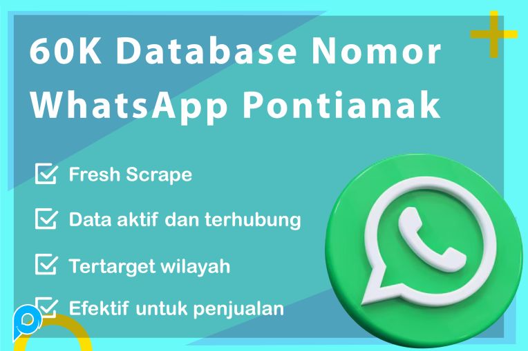 Database Whatsapp Kota Pontianak Kalimantan Barat 60.000 Total Data