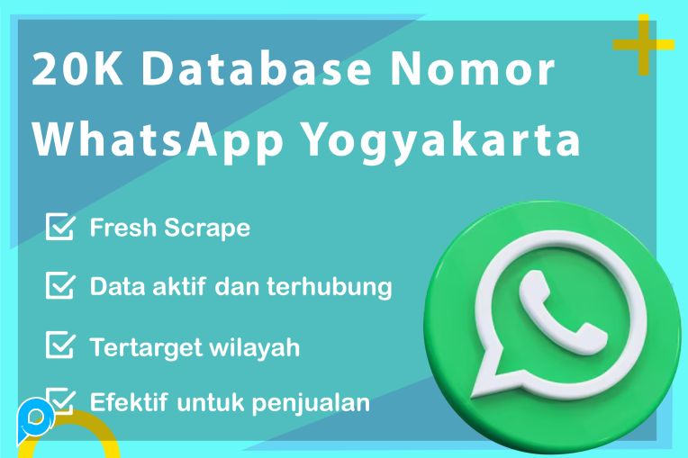 Database Whatsapp Yogyakarta 20.000 Total Data