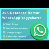 Database Whatsapp Yogyakarta 20.000 Total Data
