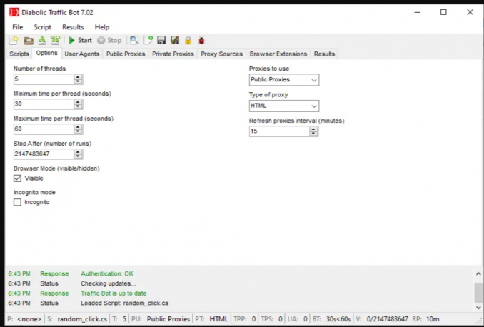 Diabolic TrafficBot Full Edition v7.06 Full Activated + Gifts