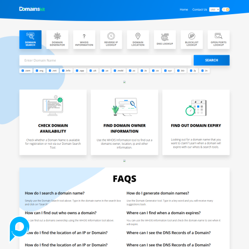 DomainsKit - Toolkit untuk Domain