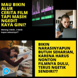 Ecourse atau kursus Youtube Alur Cerita Film Cara Cepat Bikin Konten yang Menghasilkan