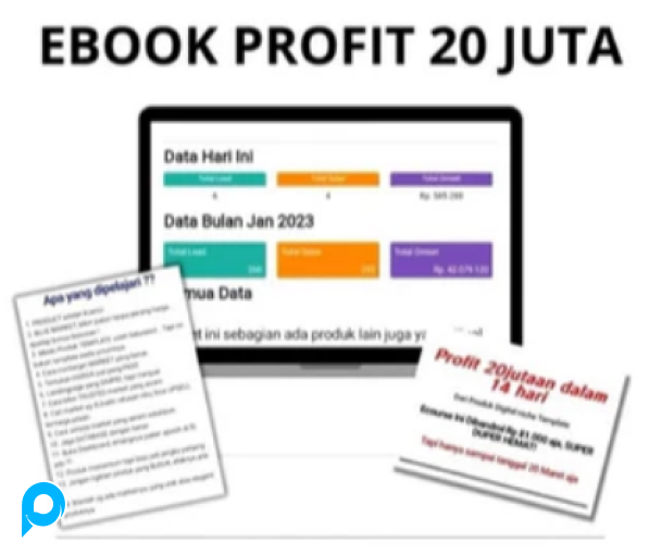 Ecourse Profit 20 Jutaan dalam 14 Hari Jualan Produk Digital Niche Template