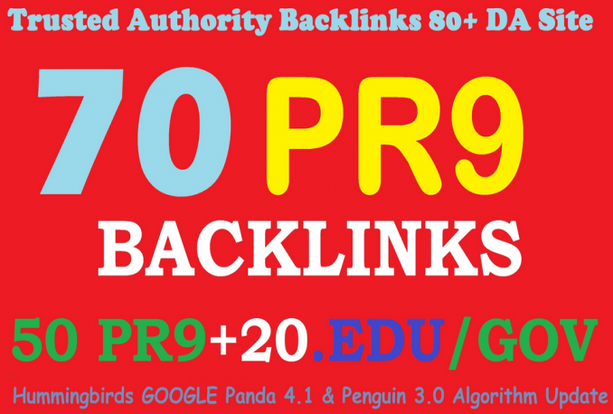Exclusively 70 backlinks 50 PR9+20 EDU/GOV 80+DA untuk meningkatkan peringkat website rank1st