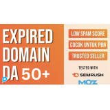 Expired Domain DA PA 50+ DR 10+, TERMURAH!!!