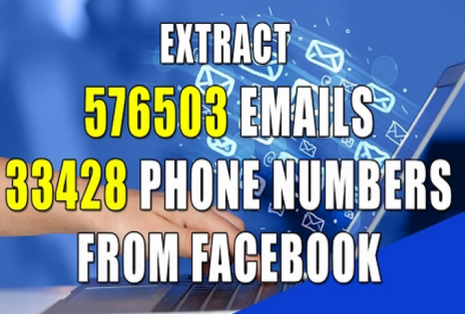 extract email dan nomor HP dari facebook TERTARGET