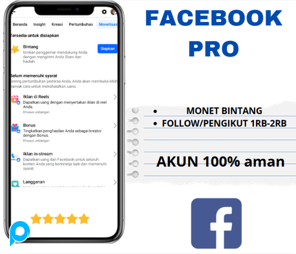 Facebook Pro Monet Bintang