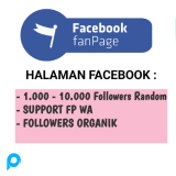 Fanpage/Halaman Fb Berfollowers 1000+