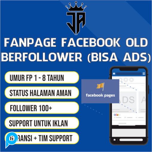 Fanpage/Halaman Tua Untuk Ads Berfollower (100+)