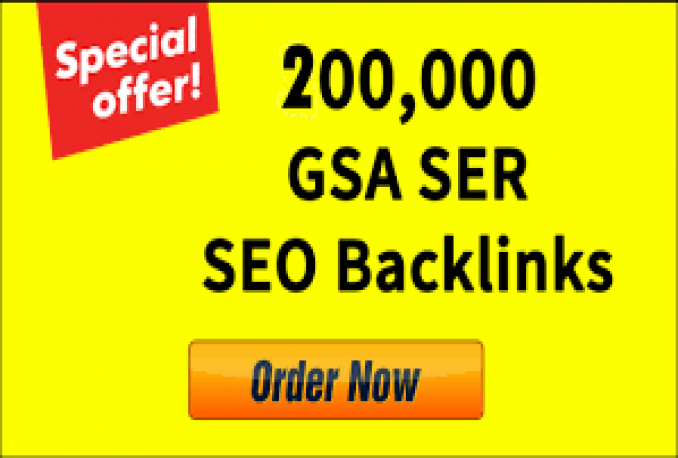 Flash Sale 200.000 GSA backlink verified PROMO