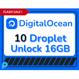 FLASH SALE ! AKUN DIGITALOCEAN 10 DROPLET $200 2 BULAN STOK ALWAYS READY