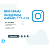 Followers Worldwide Garansi 1 Tahun