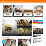 Foodify Elegant Food & Restaurant Premium Blogger Template