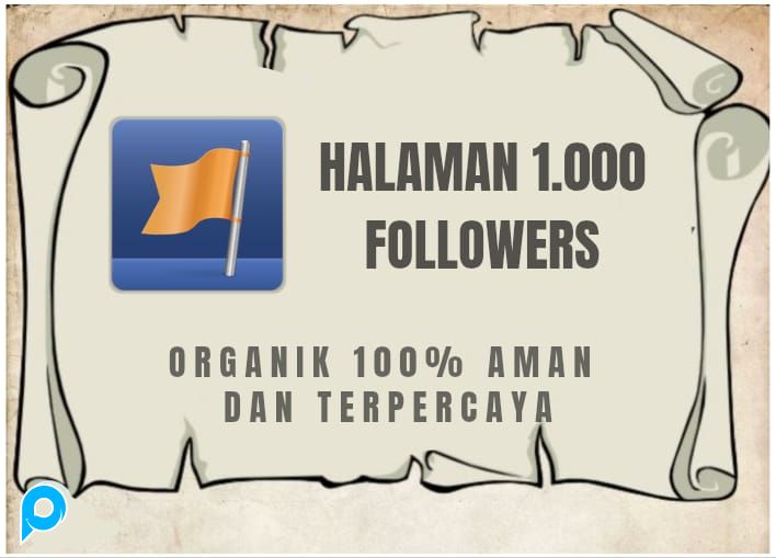 FP / Halaman 1.000 Followers Organik (Bukan suntikan)