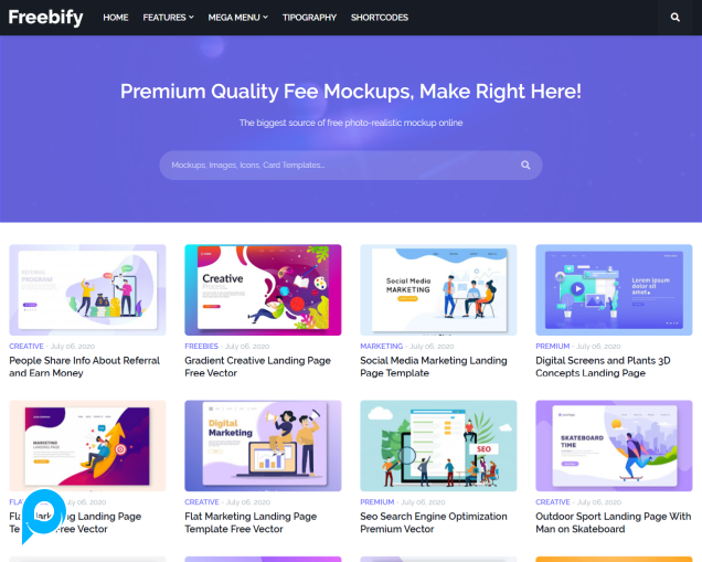 Freebify - Responsive Premium Blogger Template