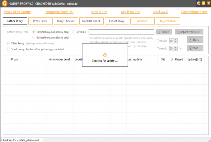 Gather Proxy PREMIUM