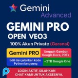 Gemini pro veo 3 +2TB Google Drive 1 Bulan