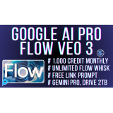 Google AI PRO FLOW VEO 3 Include Gemini PRO Drive 2TB