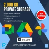 Google Drive 2 TB Storage Garansi 1 Tahun + Proses Cepat