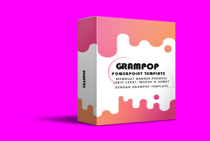 GRAMPOP 110+ Instagram Post Template Kekinian