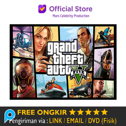 GTA 5 GTA V Full Version Game PC - PC Games Terbaru Kaset CD DVD Download Online