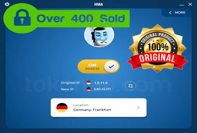 HMA VPN (HideMyAss) Sharing Akun 1 Bulan 1 Perangkat