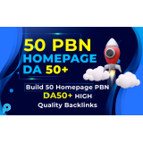 [HOT PROMO] 50 Homepage PBN DA50+ Backlink