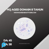 HQ Aged Domain 8 Tahun DA 45 PA 38 DR 26