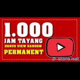 JAM TAYANG YOUTUBE 1.000 PERMANENT BERGARANSI