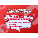 Jasa 100 Komentar Youtube Kustom Sendiri | Youtube Comment Custom