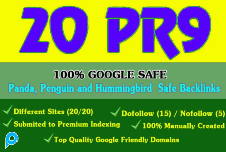 Jasa 20 PR9 SEO Backlink 80+ DA Meningkatkan Peringkat Google Anda