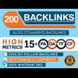 JASA 200 Backlink di High PA/DA CF/TF 15+ Lakukan Follow Blog Comments Only
