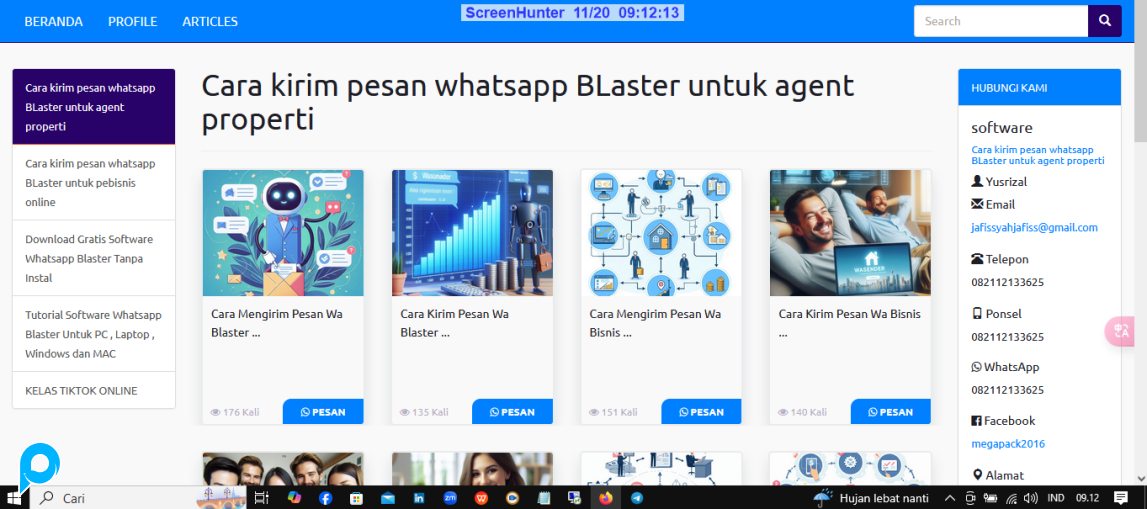 JASA BUAT WEBSITE SEO PRAKTIS DENGAN 1000 KONTEN