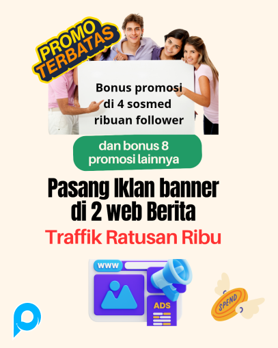 Jasa Iklan Banner di 2 Web Berita & Sosmed