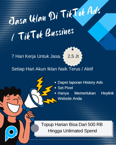 Jasa Iklan Tiktok Ads/Tiktok Bussines