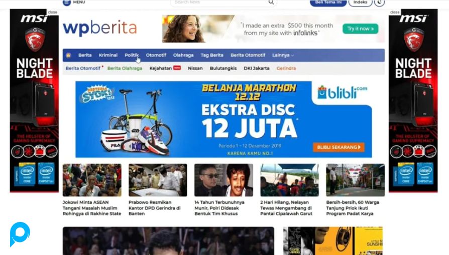 Jasa Install Theme Wpberita Original