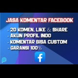 JASA KOMENTAR LIKE DAN SHARE FACEBOOK