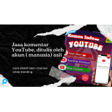 Jasa komentar YouTube Asli Manusia Indonesia No Bot