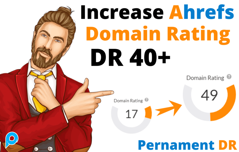 jasa menaikkan Domain Rating (DR) ahrefs hingga 40+