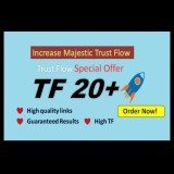 Jasa meningkatkan tf majestic trust flow 20+
