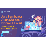 Jasa Pembuatan Akun Shopee Free Ongkir + Nomor HP + Email Termurah [Bukan Akun untuk Jualan Produk D