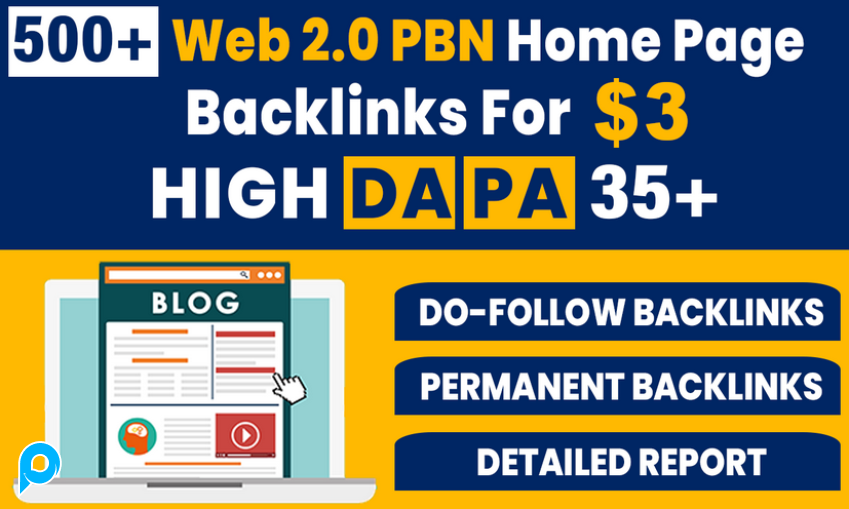jasa pembuatan backlink Web 2.0 PBN 500+ High DA PA Permanent Web pbnhost Home Page Backlinks