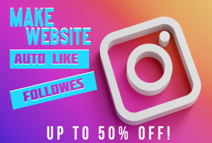 Jasa pembuatan website instagram auto followers auto like