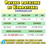 Jasa Posting Artikel + Backlink di Media Nasional yaitu Kompasiana.com