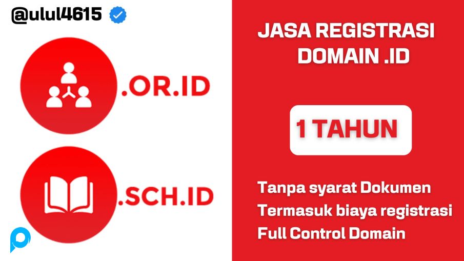 JASA REGISTRASI DOMAIN (SCH.ID OR.ID)