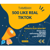 Jasa Tambah 5000 Like TikTok Real Human (Bisa Dibagi ke Beberapa Postingan) | Non Drop & Garansi 30 