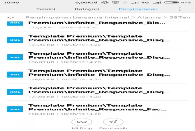 Jual 38 template premium 100% original