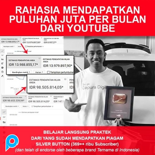jual Kursus Content Creator (1-3 bulan sudah mulai menghasilkan dari youtube)