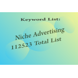 Keyword List Niche Advertising 112523 Total List