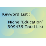 Keyword List Niche Education 309439 Total List